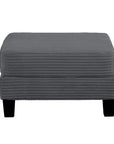 3-Piece Sofa Set with USB Ports Storage Ottoman and Pillows