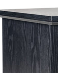 Rustic 22" Nightstand with 2 Drawers and Open Storage Shelf