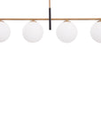 Linear Spark Modern Gold 4 Light Chandelier - IPLUS Lighting