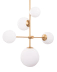 Dimmable Spark Modern Gold 5 Light Chandelier - IPLUS Lighting