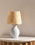 Salgareda Grey Ceramic Table Lamp - IPLUS Lighting