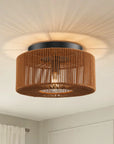 Vela 14" Handwoven Ceiling Light