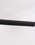 60" Hamptons Black Ceiling Fan