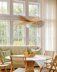 Whisper Leaf Rattan Pendant Light - IPLUS Lighting