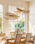 Whisper Leaf Rattan Pendant Light