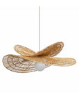 Whisper Leaf Rattan Pendant Light - IPLUS Lighting