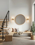 Zora 2-Light Gold Wall Sconce