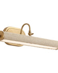 Regan 1-Light Vintage Brass LED Vanity Mirror Light