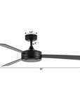 52" Midtown DC Reversible Ceiling Fan - IPLUS Lighting