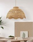 Le Perle 6-Light Rattan Pendant Light