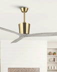 54 Inch Dylan Solid Wood Mount Ceiling Fan - IPLUS Lighting