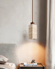 Aveno Modern Minimalist Travertine Pendant Light for Home and Dining - IPLUS Lighting