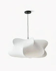 Wabi-Sabi Cloud Pendant Light White Cocoon Silk Fabric - IPLUS Lighting