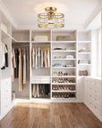 Lyle 1-Light Modern Semi-Flush Mount Ceiling Light