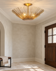 Aveline 3-Light Sculptural Semi-Flush Mount Ceiling Light