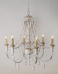 Billiter 6-Light Wood Gray Chandelier - ParrotUncle