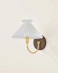 1-Light Wall Sconce in Vintage Brass - IPLUS Lighting