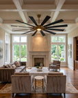 72" Irene Modern 12-Blade LED Ceiling Fan