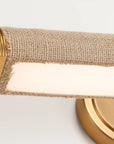 Regan 1-Light Vintage Brass LED Vanity Mirror Light