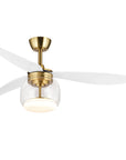 52" Jared Modern Antique Bronze LED Ceiling Fan