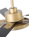 52" Auren Modern Brass LED Ceiling Fan with Reversible Blades