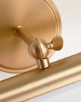 Perry 1-Light Vintage Brass LED Vanity Mirror Light