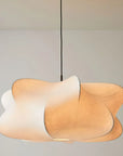 Cloud Pendant Light White Cocoon Silk Fabric