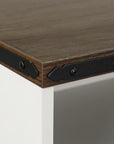 38" Modern Storage Cabinet with Hidden Trash Can Holder
