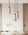 Aveno Modern Minimalist Travertine Pendant Light for Home and Dining - IPLUS Lighting