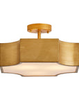 Golden LED Flush Mount Ceiling Light - ParrotUncle