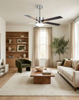 52" Modern Ceiling Fan with LED Light