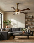 52" Rory Modern Downrod Mount Ceiling Fan