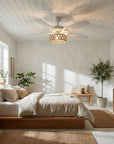 52" Harriet White Farmhouse Ceiling Fan