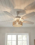 52" Harriet White Farmhouse Ceiling Fan