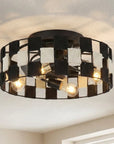 18" Black Industrial Smart Ceiling Fan