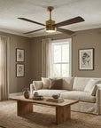 52" Bucholz Industrial Dimmable Ceiling Fan