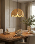 16" Verne Bohemian Rattan Pendant Light