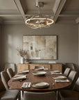 27" Bucholz Brushed Nickel Ceiling Fan