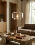 15" Toby Brushed Brass Island Pendant Light