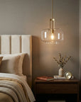 15" Toby Brushed Brass Island Pendant Light