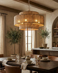 Bohemian 6-Light Drum Pendant Light