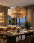 Bohemian 6-Light Drum Pendant Light