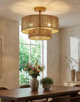 3-Light Wabi Sabi Flush Mount Ceiling Light