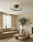 31" Ocean Flush Mount LED Ceiling Fan