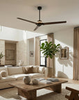 70" Abel Black LED Ceiling Fan
