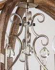 Retha Brown 4-Light Caged Chandelier - ParrotUncle