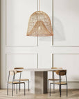 Santa Barbara Natural Rattan Pendant Light - IPLUS Lighting