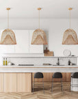 Santa Barbara Natural Rattan Pendant Light - IPLUS Lighting