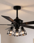 52" Kashmir Traditional Reversible Ceiling Fan