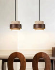 Stellis Natural Stone and Wood Modern Pendant Light - IPLUS Lighting